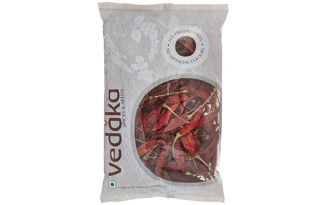 Vedaka Red Chilli (Lal Mirch)    Pack  500 grams